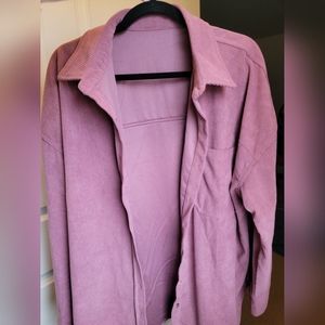 NWOT Oversized Corduroy Button-Down